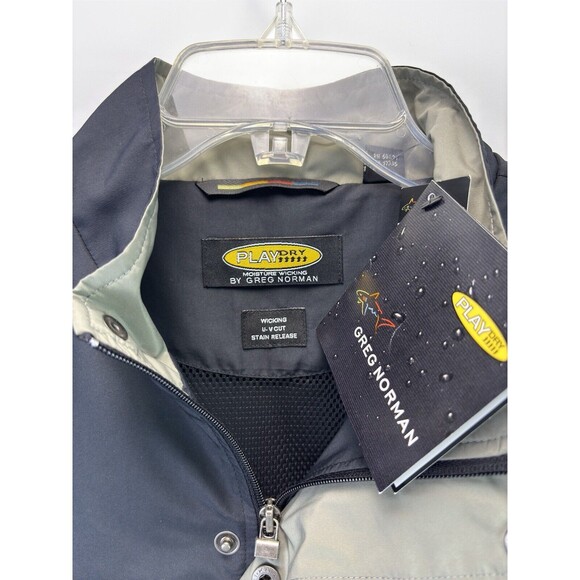 NWT Playdry By Greg Norman Moisture Wicking Outerwear Pullover Size Medium - Picture 2 of 8